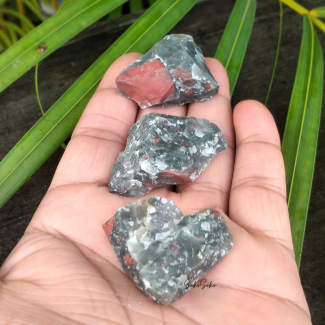 Natural Bloodstone Raw Crystals