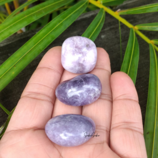 Lepidolite Tumbles - SokoSokoltd