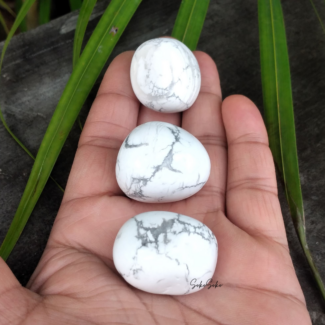 Natural Howlite Tumbles - SokoSokoltd - Mauritius
