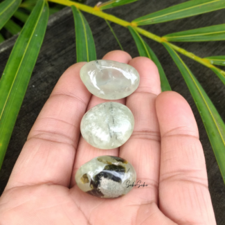 Natural Prehnite Tumbles - SokoSokoltd - Mauritius