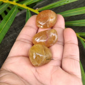Natural Yellow Fluorite Tumbles - SokoSokoltd- Mauritius