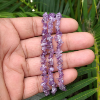 Amethyst Chips Bracelet - SokoSokoltd