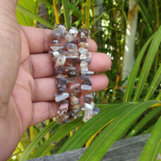 Botswana Agate Chips Bracelet - SokoSokoltd