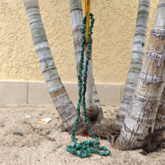 Malachite Chips Necklace - SokoSokoltd