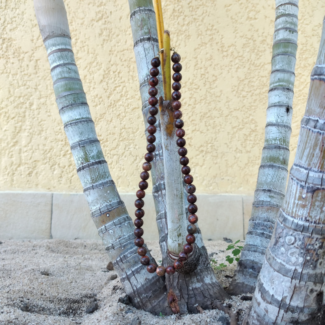 Poppy Jasper Beads Necklace - SokoSokoltd
