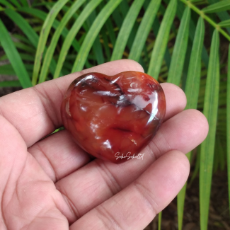Natural Carnelian Heart