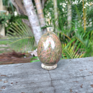 Natural Unakite Egg