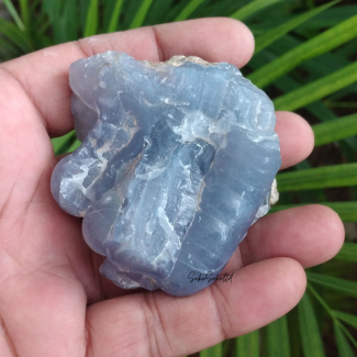 Natural Blue Chalcedony Raw Specimen