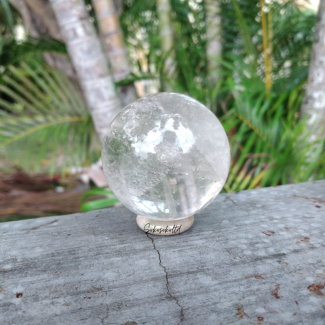 Natural Clear Quartz Sphere