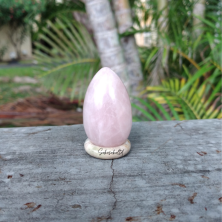 Rose Quartz Egg - SokoSokoltd