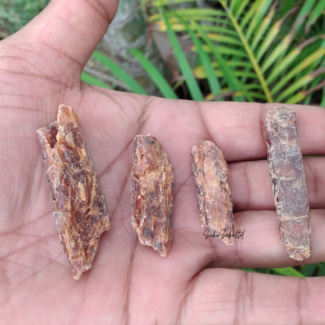 Orange Kyanite Raw blades - SokoSokoltd