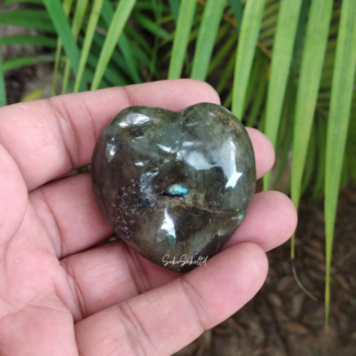 Labradorite Heart - SokoSokoltd
