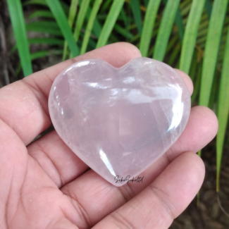 Rose Quartz Heart - SokoSokoltd