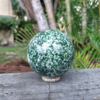 Moss Agate Sphere - SokoSokoltd