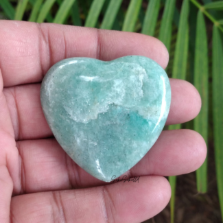 Amazonite Heart - SokoSokoltd