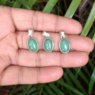 Green Aventurine Pendants - SokoSokoltd