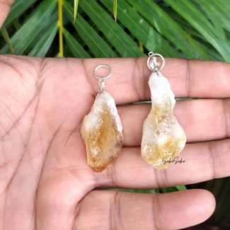 Citrine Pendants - SokoSokoltd