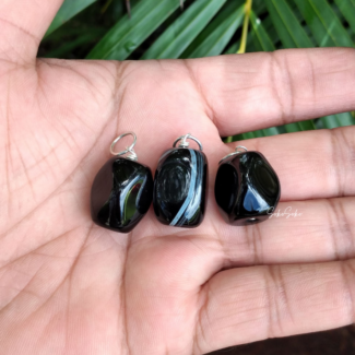 Black Onyx Pendants - SokoSokoltd